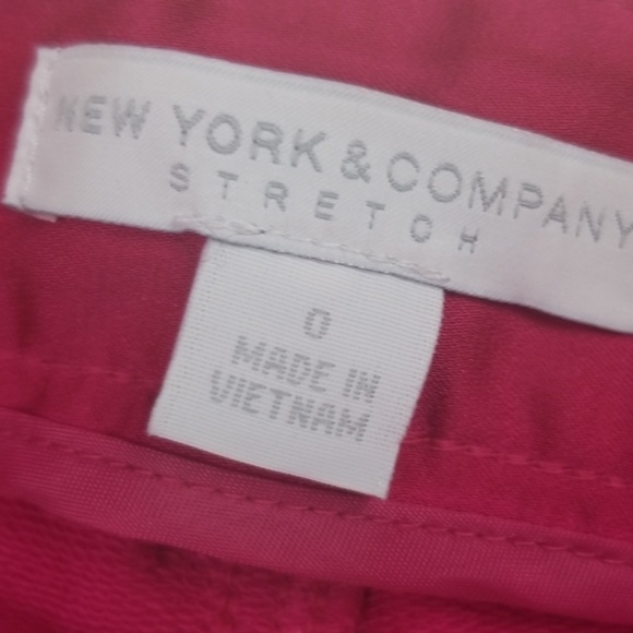 New York & Company Pink Stretch Jeans - Picture 3 of 3